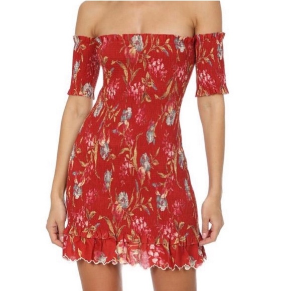 Zimmermann Dresses & Skirts - Zimmermann‎ Corsair Iris Shirred Linen And Cotton Blend Dress